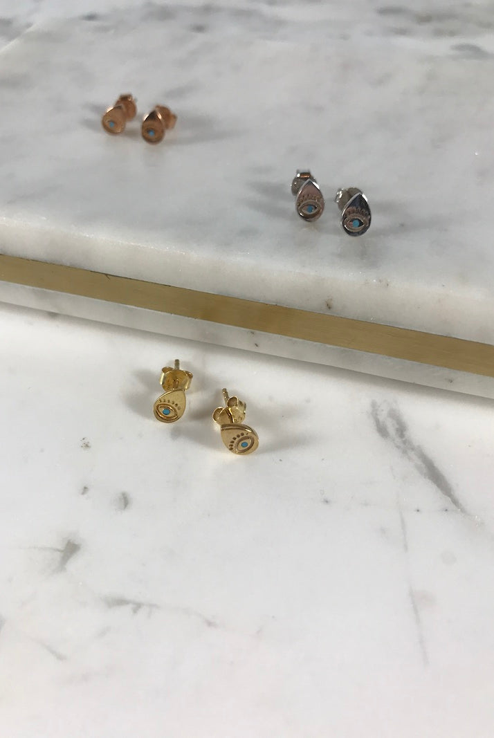 Thalia Teardrop Stud Earrings