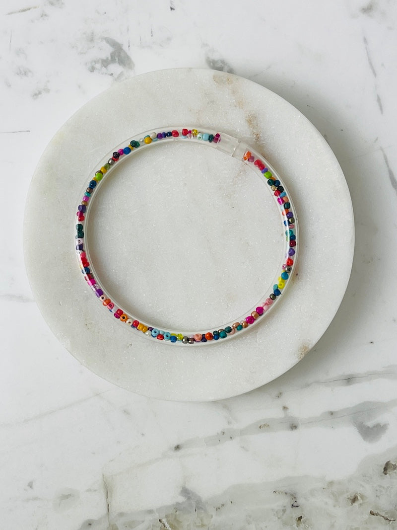 Beaded Bangle – Ammos and Sea