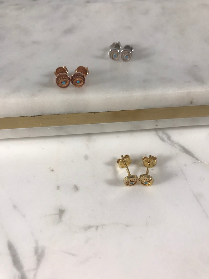 Thalia Round Earrings