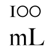 100 mL